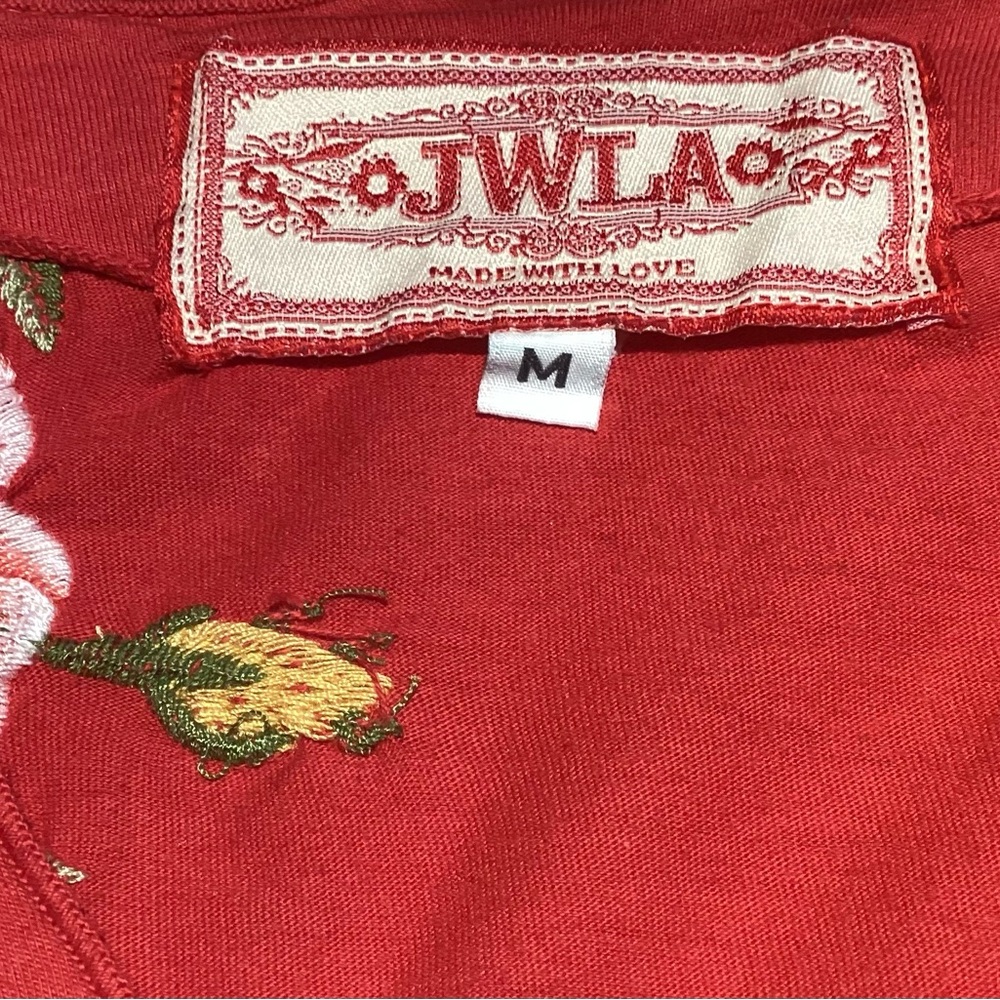 Johnny Was Vintage Floral Embroidered Top - Picture 10 of 10